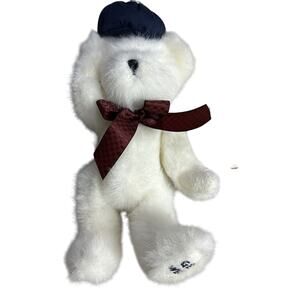 Boyds Bears Plush Boo Boo Bear Get Well Soon 8 inch White Bear 903028
